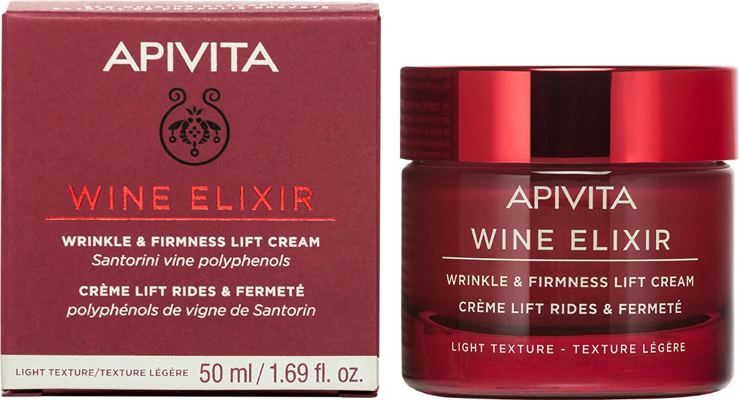 Apivita Wine Elixir Crema de zi cu densitate usoara, 50ml