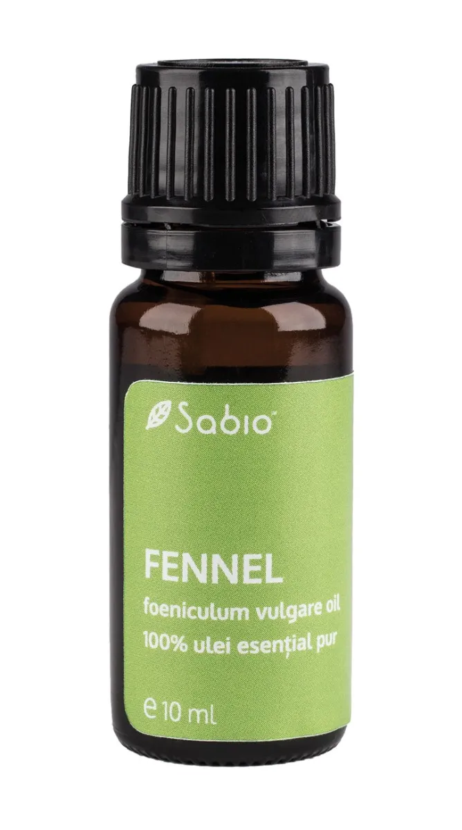 Ulei esential de fenicul (foeniculum vulgare oil), 10ml, Sabio