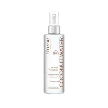 Apa de corp autobronzanta Coconut Water Perfect Tan, 200ml, Lirene