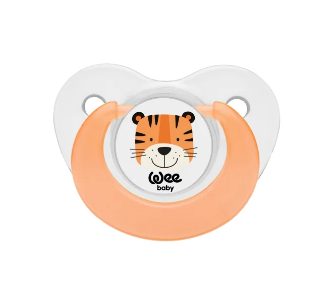 Set suzete din silicon cu forma ortodontica nr.1, 2 bucati, Wee Baby