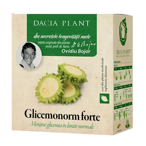 Ceai Glicemonorm Forte, 50g, Dacia Plant