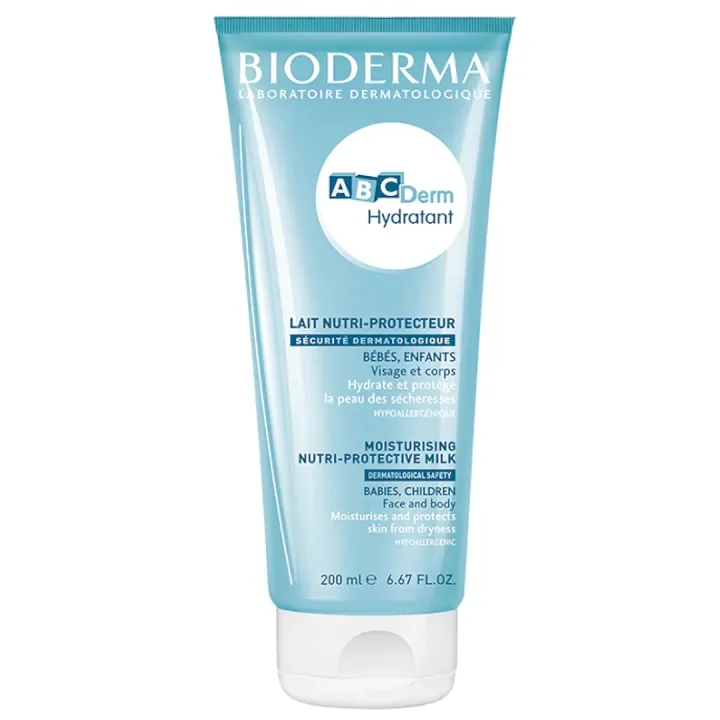 Lapte hidratant ABC Derm, 200ml, Bioderma