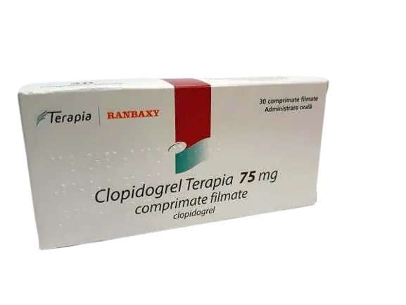 Clopidogrel 75mg, 30 comprimate filmate, Terapia