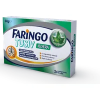 Faringo Tusiv iedera, 24 comprimate de supt, Terapia