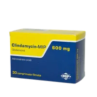Clindamycin-MIP 600mg, 30 comprimate filmate, MIP PHarma