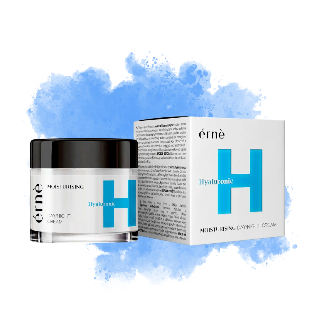 Crema de zi/noapte hidratanta pentru fata cu Acid Hialuronic, 50ml, Erne