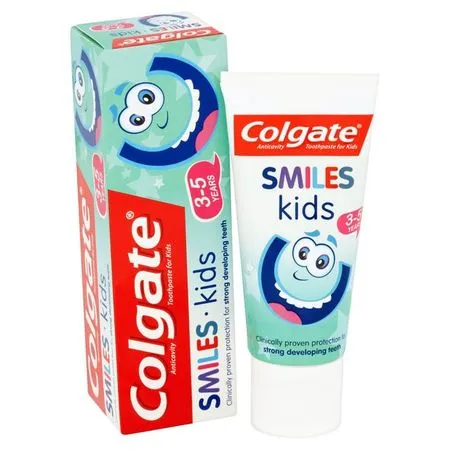 Pasta de dinti pentru copii, 3-5 ani Smiles, 50 ml, Colgate