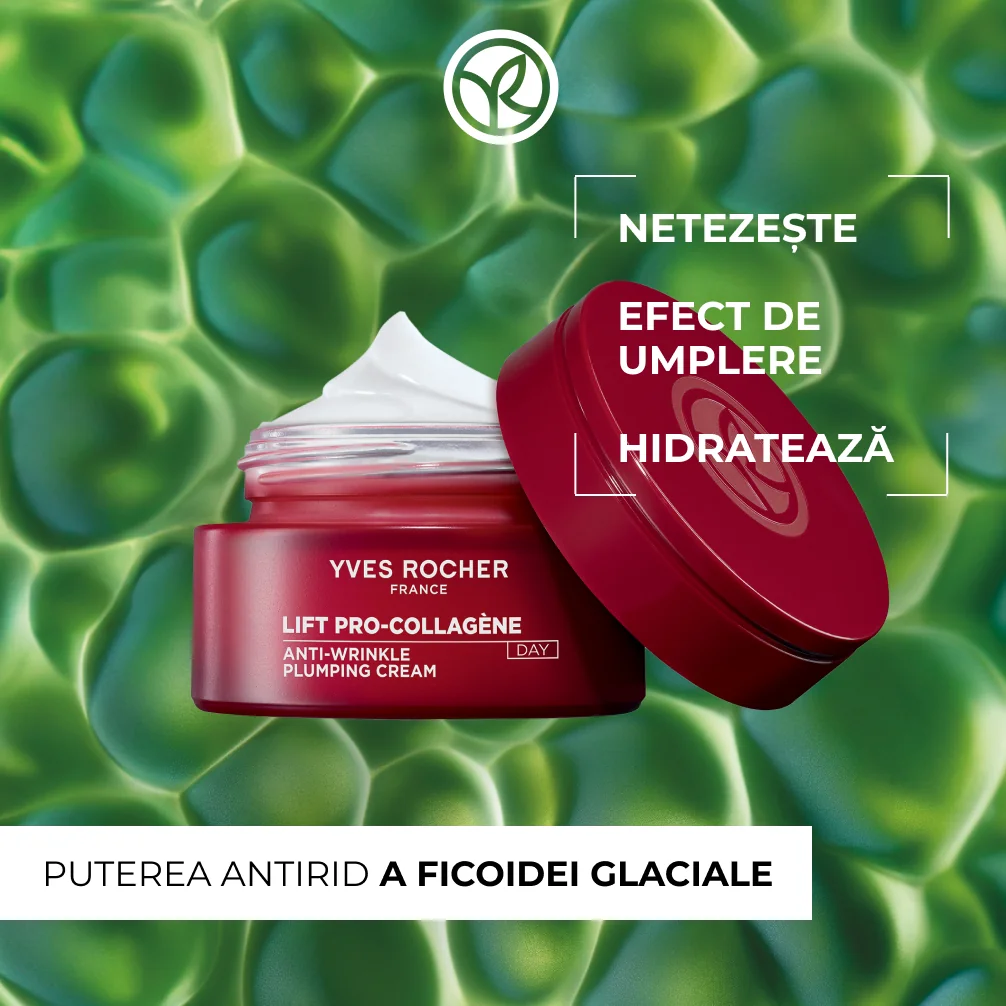 Crema de zi antirid cu efect de umplere, 50ml, Yves Rocher