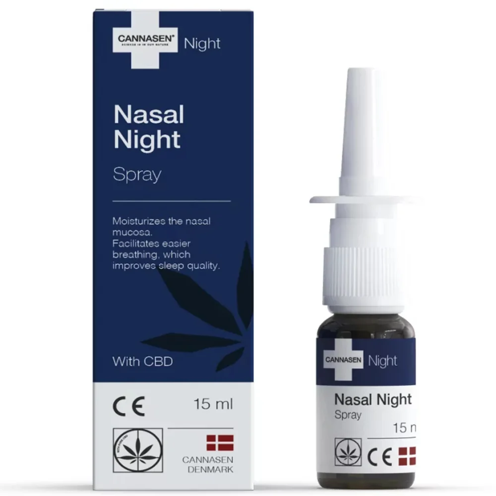 Spray nazal de noapte cu CBD, 15ml, Cannasen