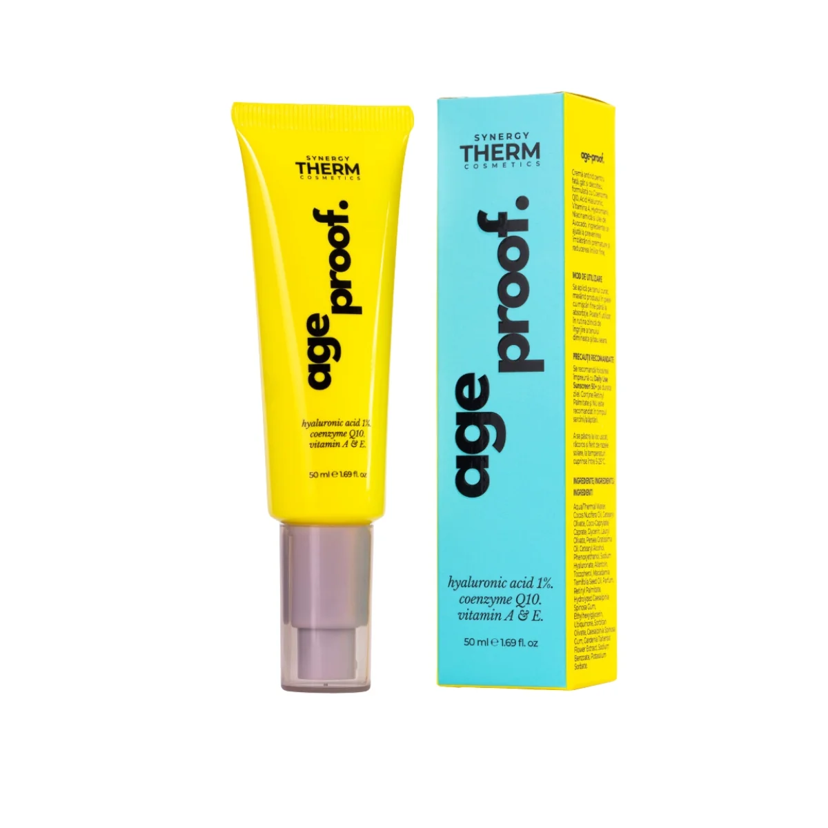 Crema de fata anti-age, 50ml, Synergy Therm