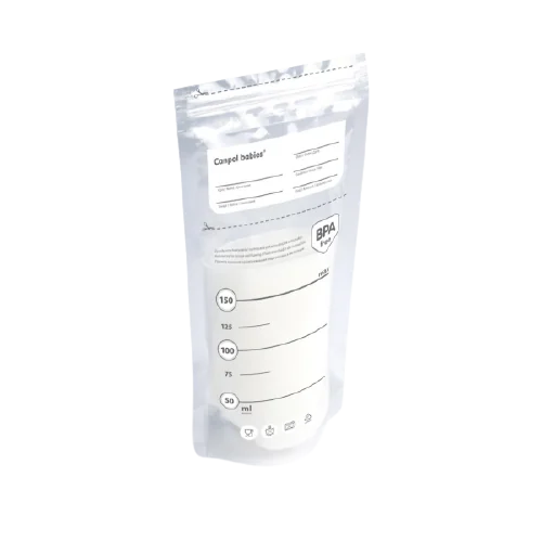 Pungi sterile pentru stocarea laptelui, 150ml x 20 bucati, Canpol babies