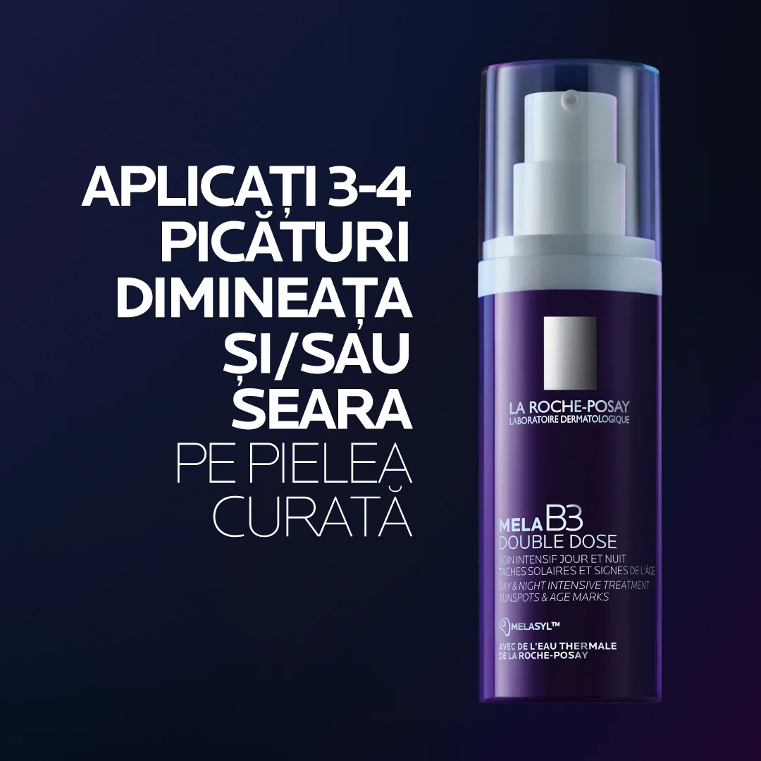 Serum concentrat intensiv anti-pete pigmentare Mela B3 Double Dose, 40ml, La Roche-Posay
