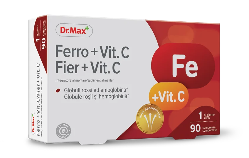 Dr. Max Fier + Vitamina C, 90 comprimate filmate
