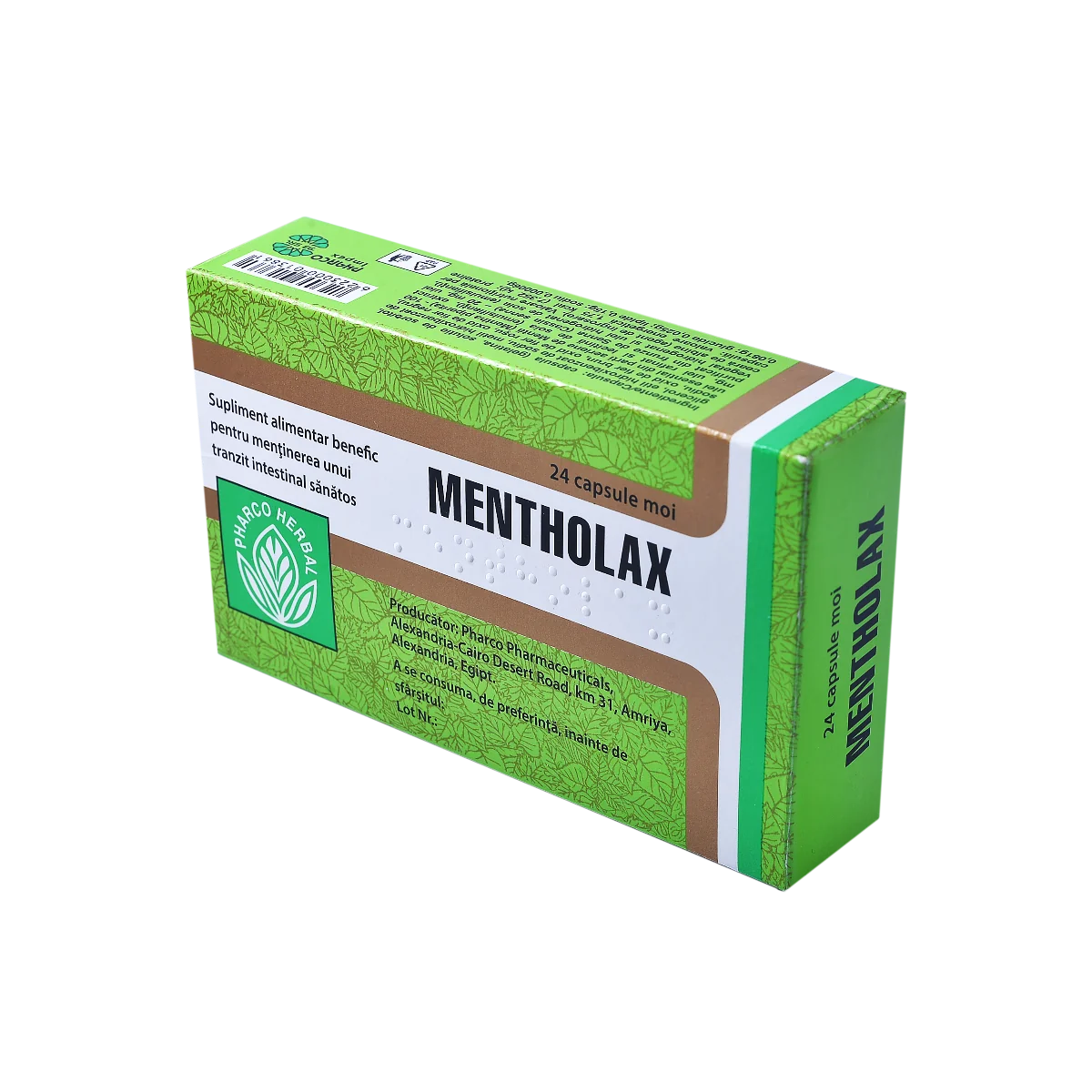 Mentholax, 24 capsule moi, Pharco