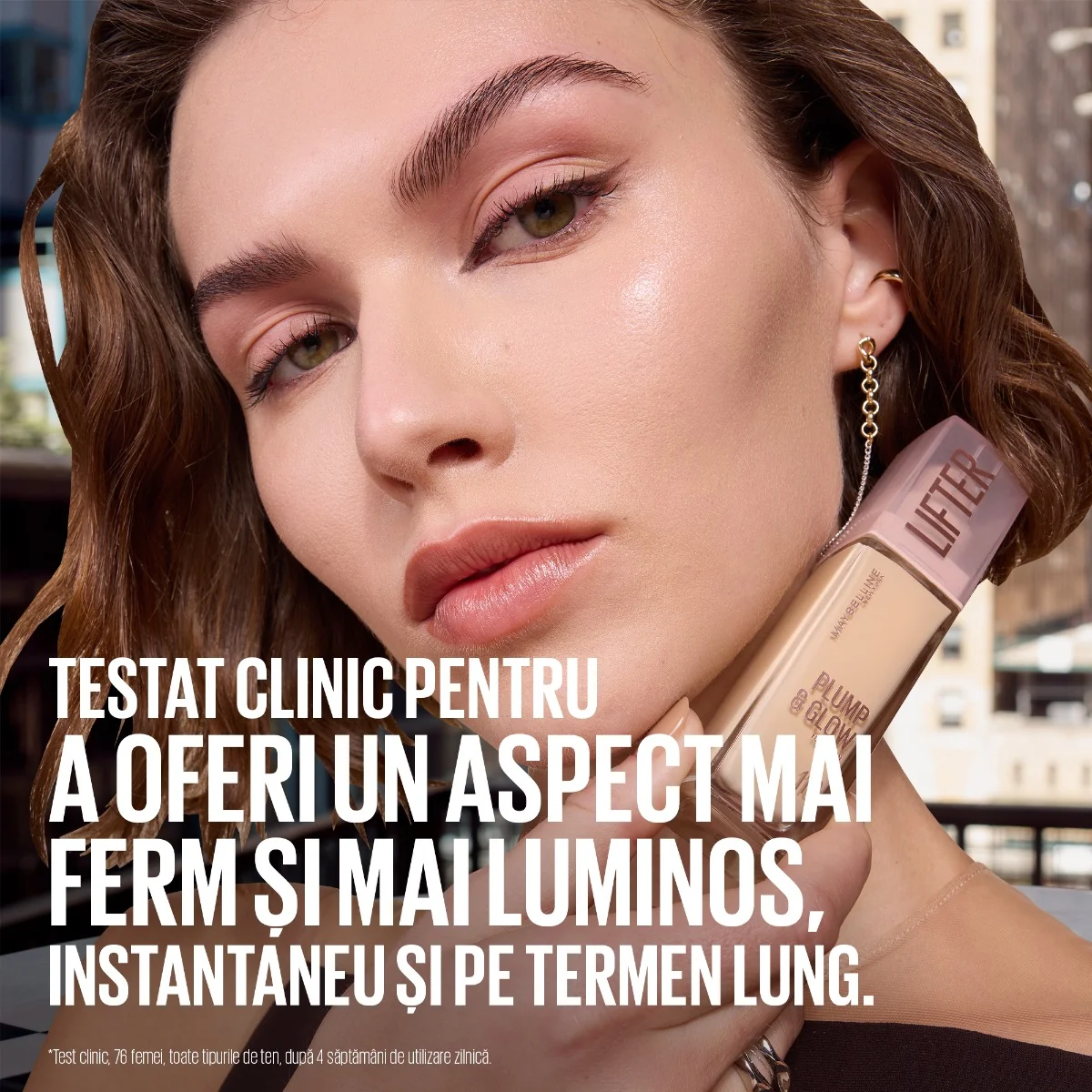 Fond de ten Lifter Plump & Glow Nr. 110, 30ml, Maybelline