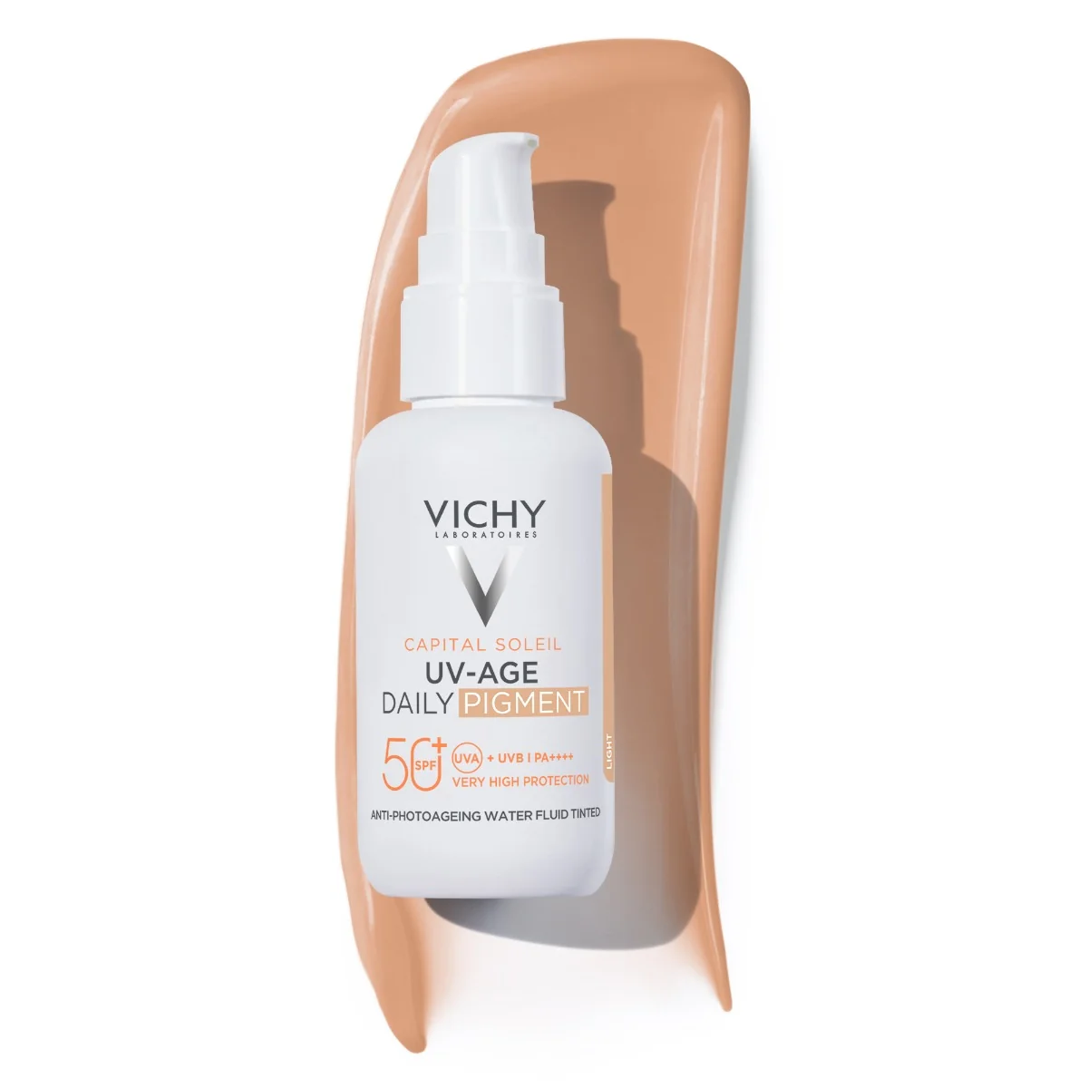 Fluid colorat apos anti-fotoimbatranire cu SPF50+ Capital Soleil UV-AGE DAILY, 40ml, Vichy