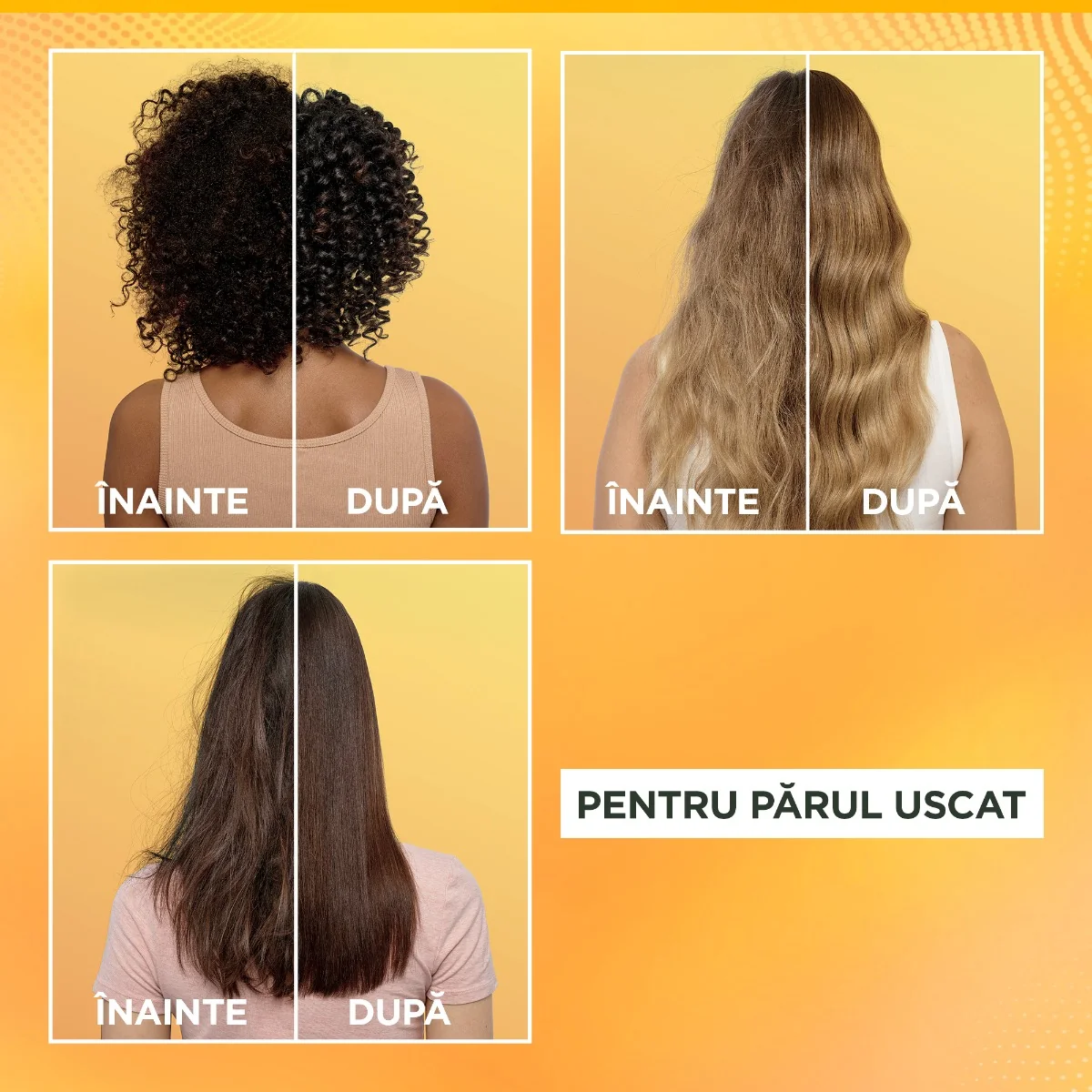 Sampon pentru parul uscat Hair Food Banana, 350ml, Fructis