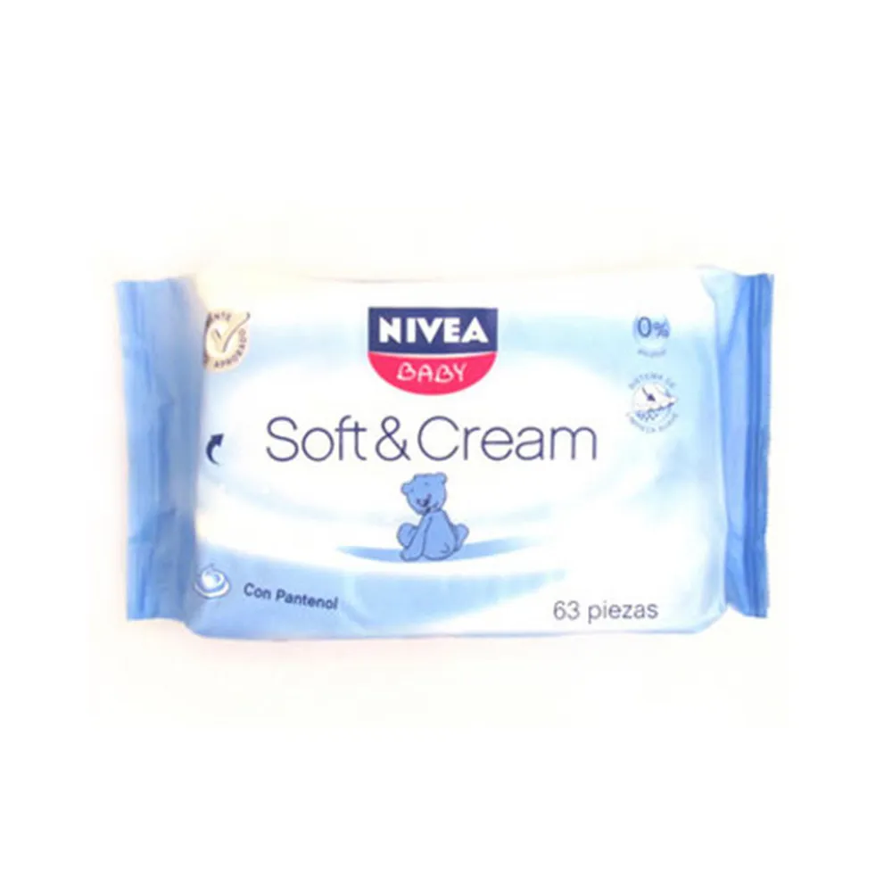 Servetele umede Soft & Cream Baby, 63 șervetele, Nivea
