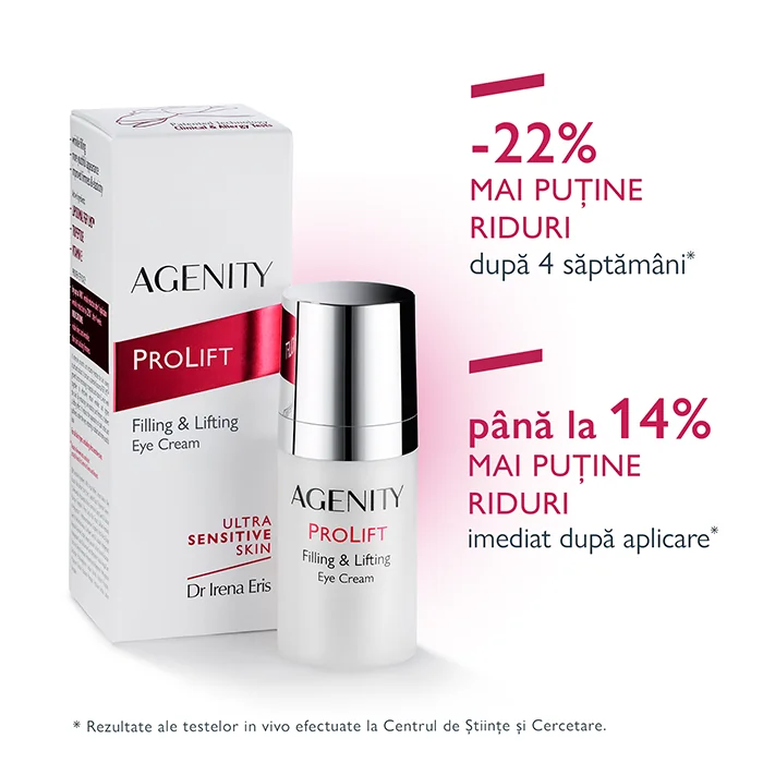 Crema de ochi cu efect de lifting si umplere ProLift, 15ml, Agenity