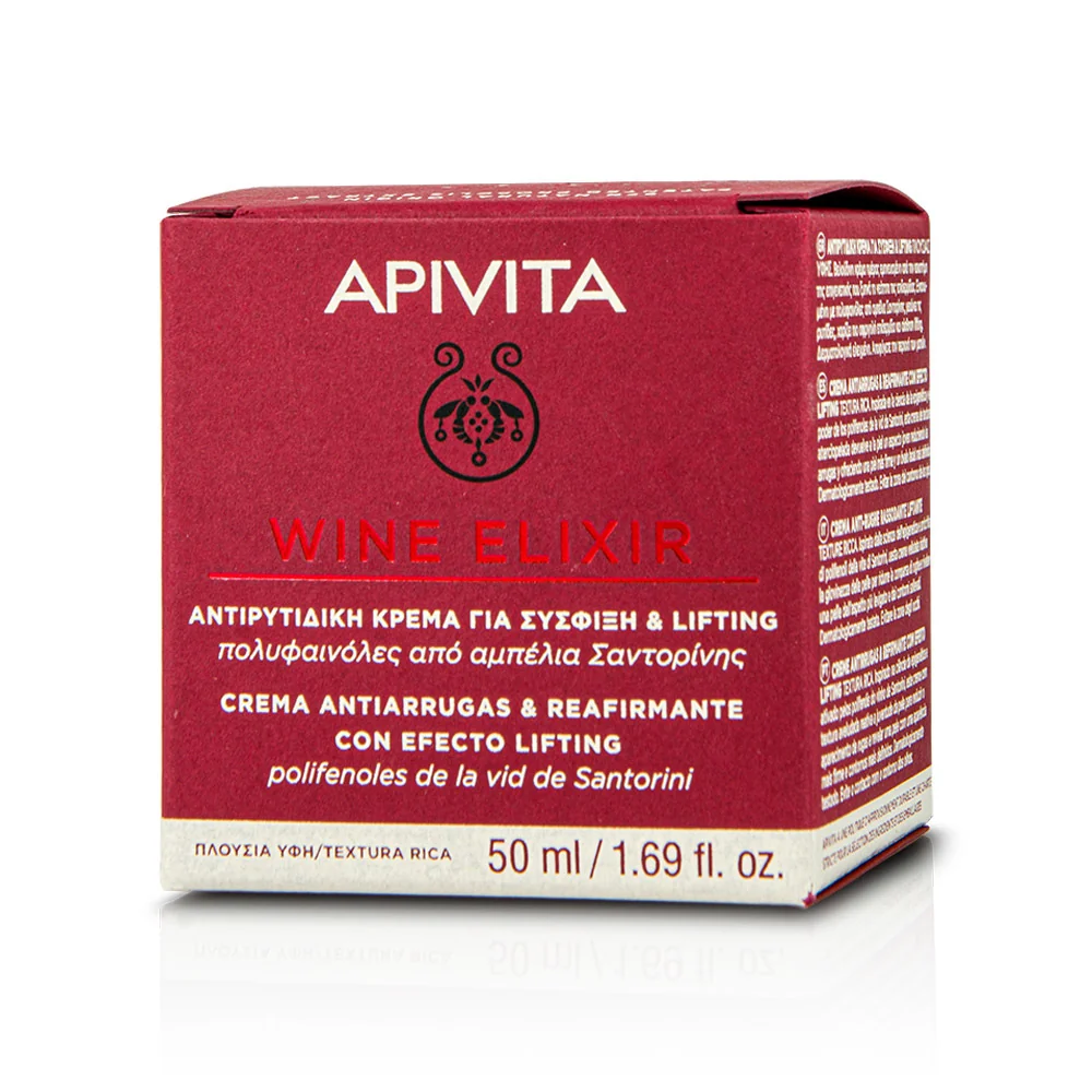 Apivita Wine Elixir Crema cu textura densa, 50ml