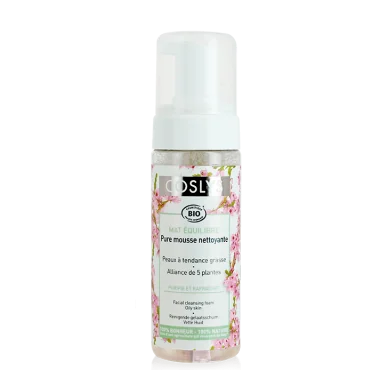 Spuma bio de curatare fara sapun pentru ten gras cu salvie si iedera, 150ml, Coslys