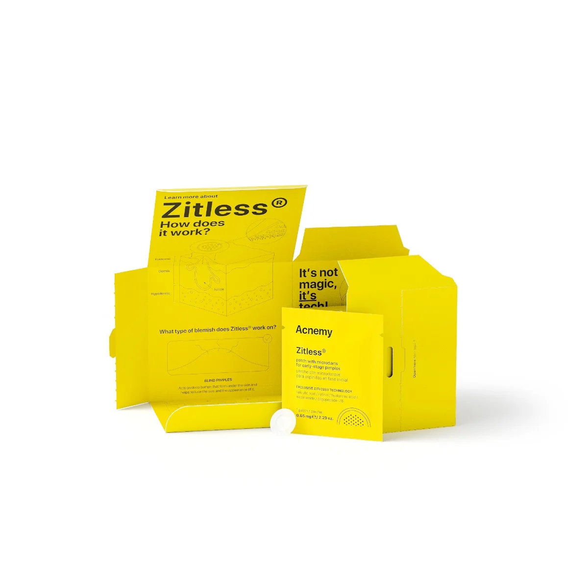 Plasturi cu microdarts pentru cosuri Zitless, 5 bucati, Acnemy