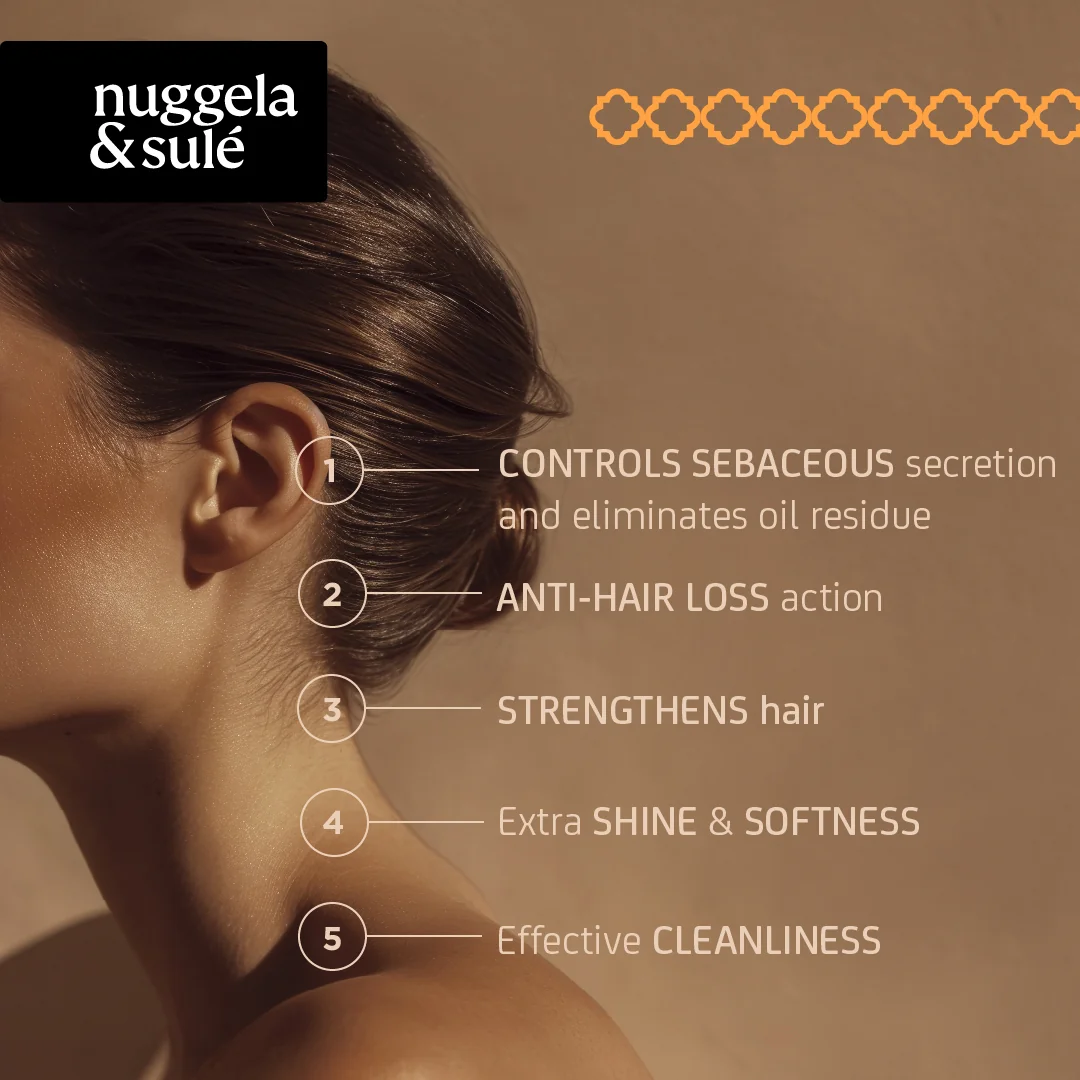 Sampon pentru par gras Sebum Control, 250ml, Nuggela & Sule