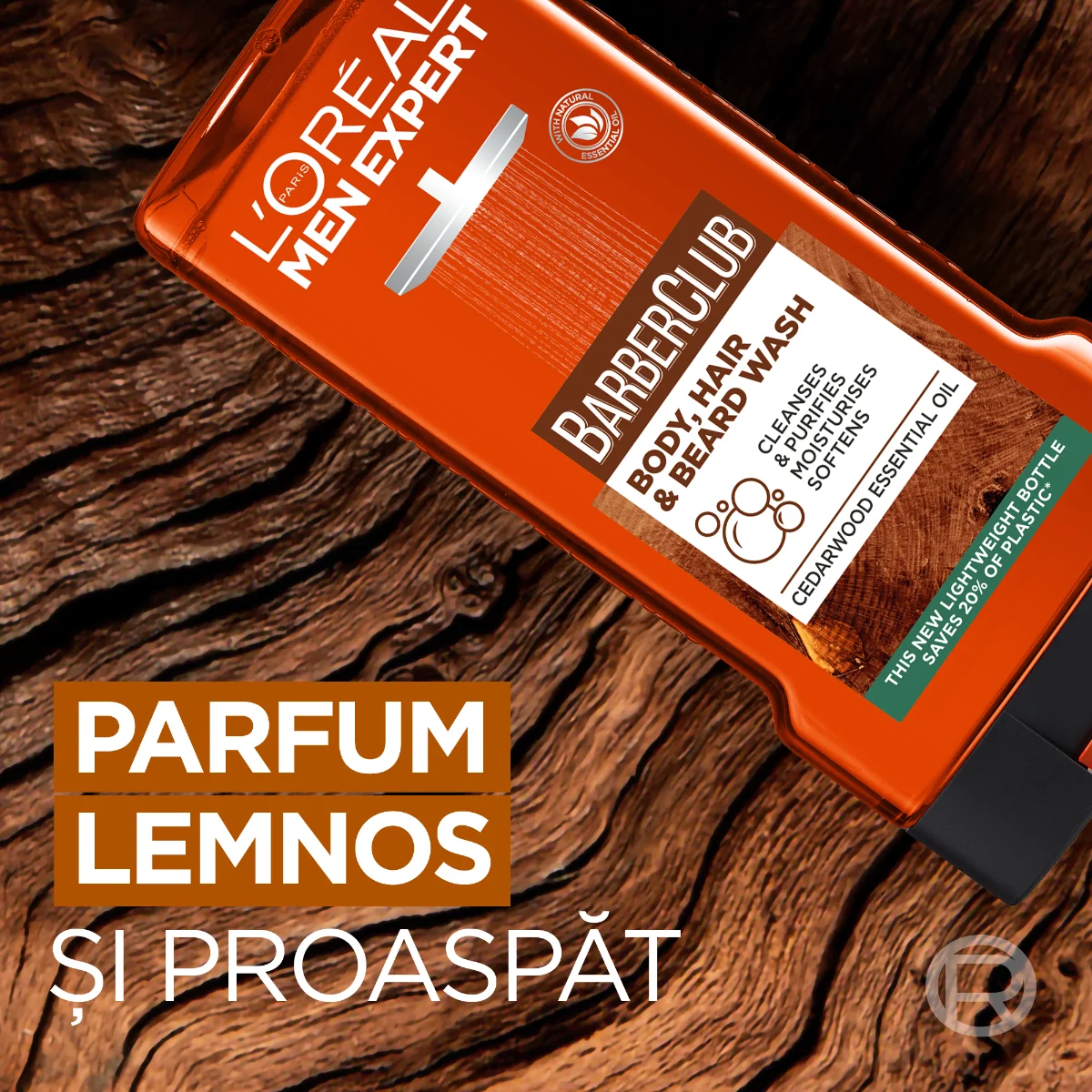 Gel de dus pentru barbati Barber Club, 300ml, L'Oreal Men Expert