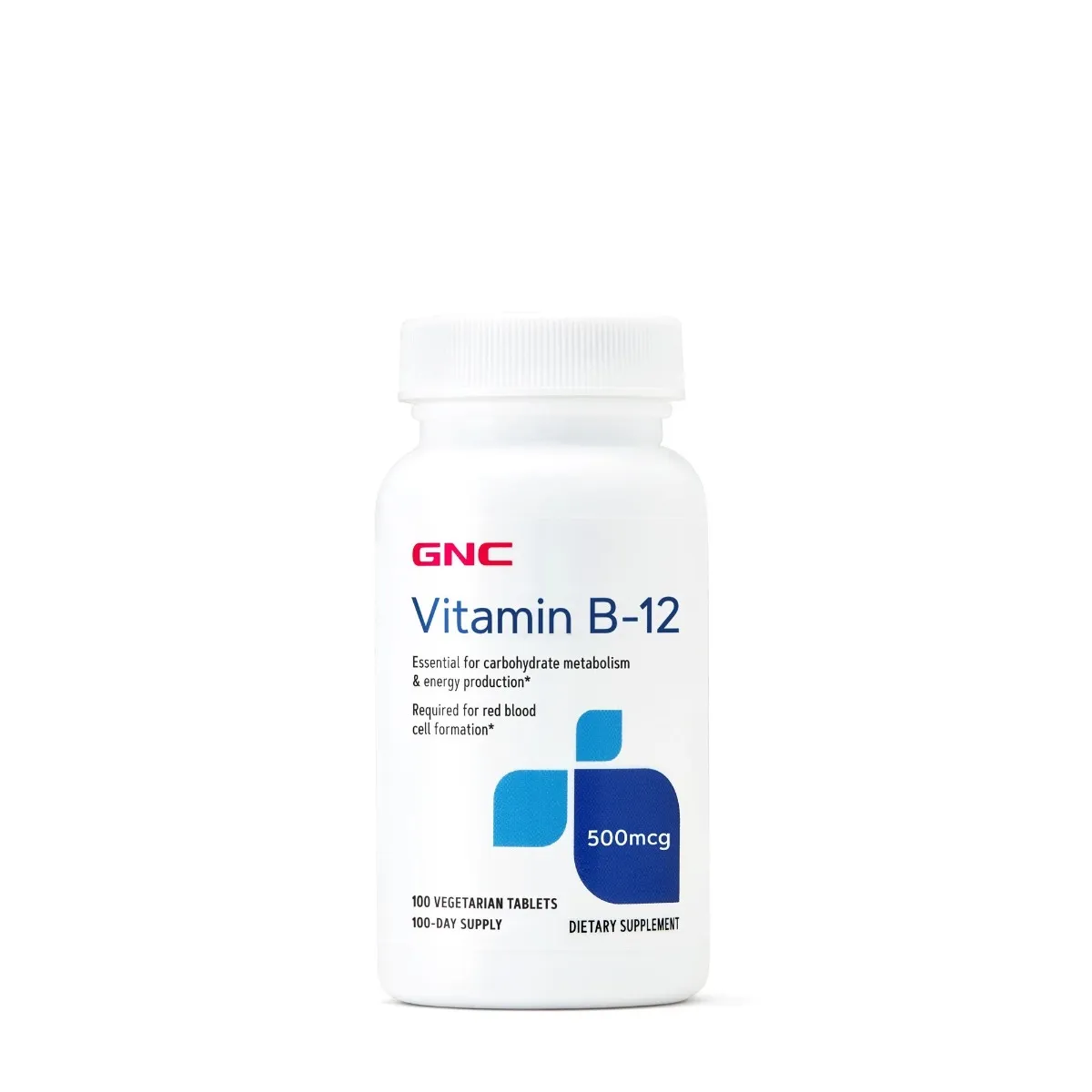 Vitamina B12 500mcg, 100 tablete, GNC