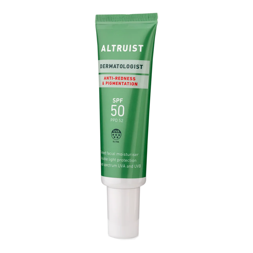 Crema colorata anti-roseata si anti-pete cu SPF 50 Dermatologist, 30ml, Altruist