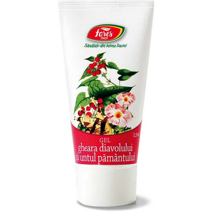 Gel Gheara Diavolului si Untul Pamantului, 50ml, Fares