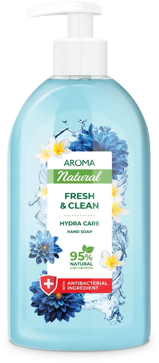 Sapun lichid Fresh & Clean Natural, 500ml, Aroma