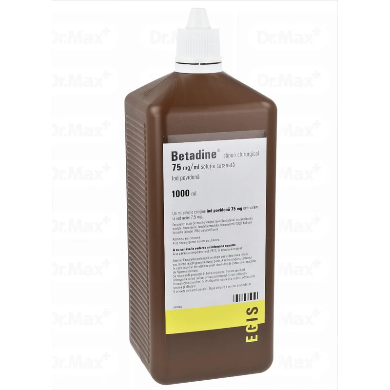 Betadine, sapun chirurgical, 1 L, Egis