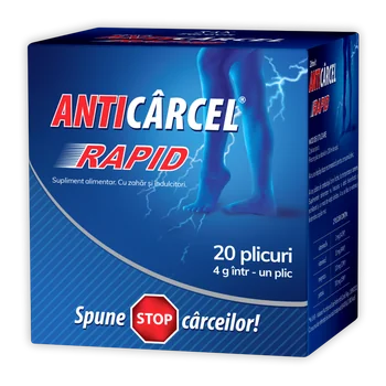 Anticarcel Rapid, 20 plicuri, Zdrovit