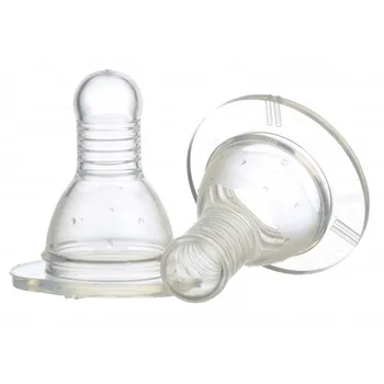 Set 2 tetina silicon 3M+ Baby, 2 bucati, Minut