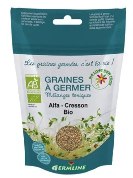 Alfalfa si creson seminte pentru germinat Bio, 150g, Germline
