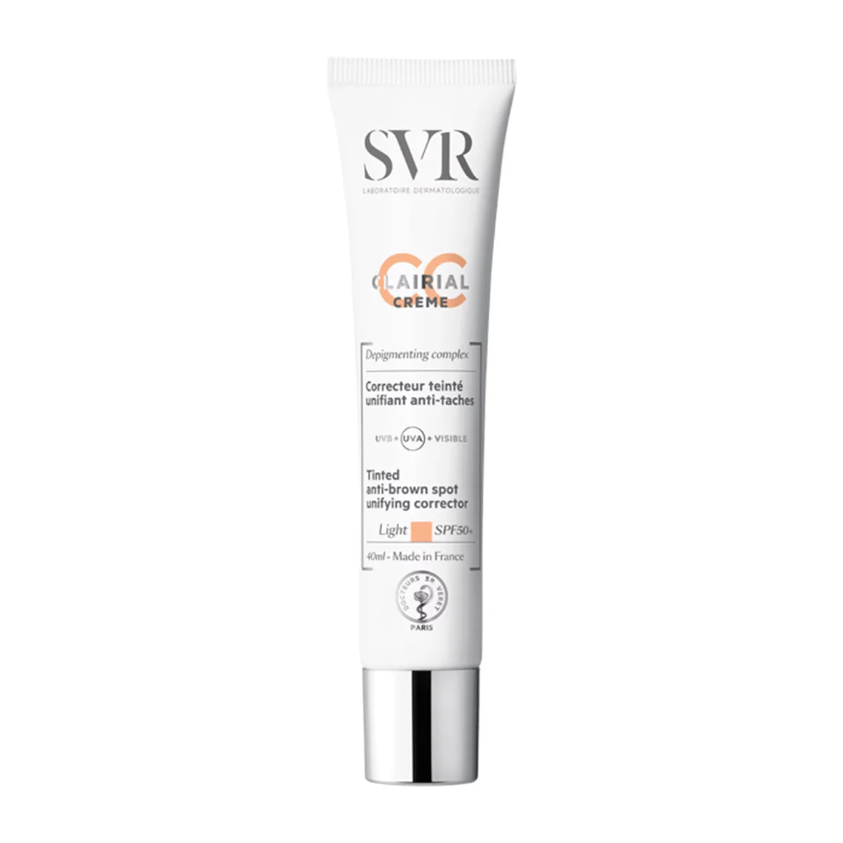 Crema corectoare CC SPF50+ Light Clairial, 40ml, SVR