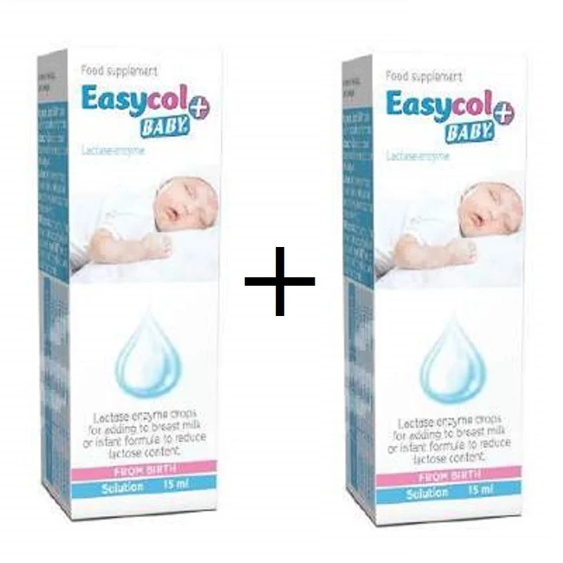 Pachet EasyCol Baby solutie 1+1 Gratuit, 2 x 15ml, Esvida