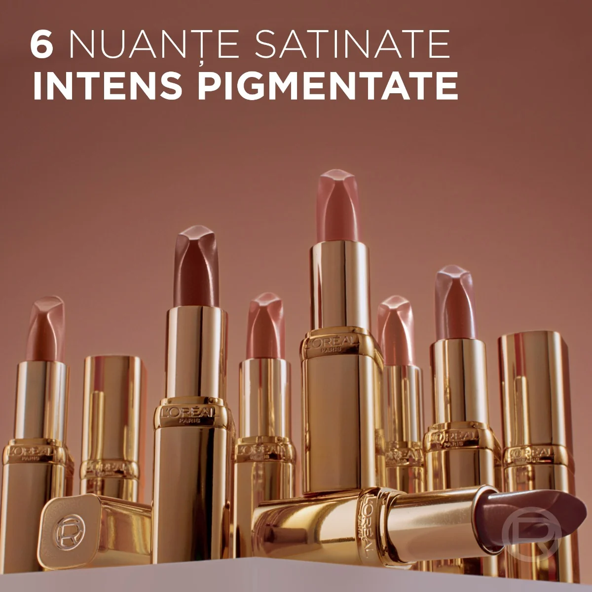 Ruj satinat Color Riche Nudes of Worth 550 Unapologetic, 4.8g, L'Oreal Paris