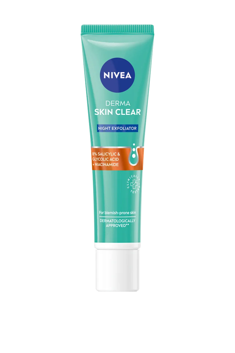 Tratament exfoliant de noapte Derma Skin Clear, 40ml, Nivea