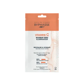 Masca servetel iluminatoare cu vitamina C, 18ml, Byphasse