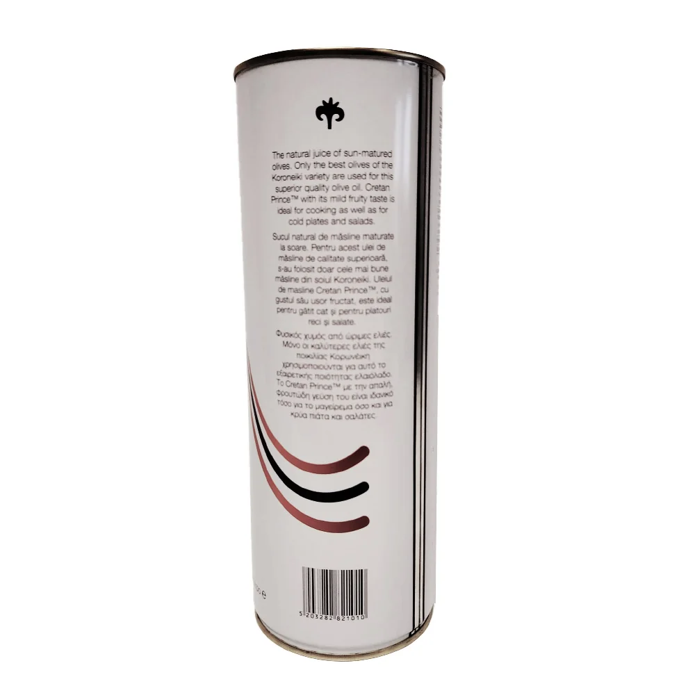 Ulei de masline extravirgin in cutie de metal Printul Cretan, 1l, Creta Oil