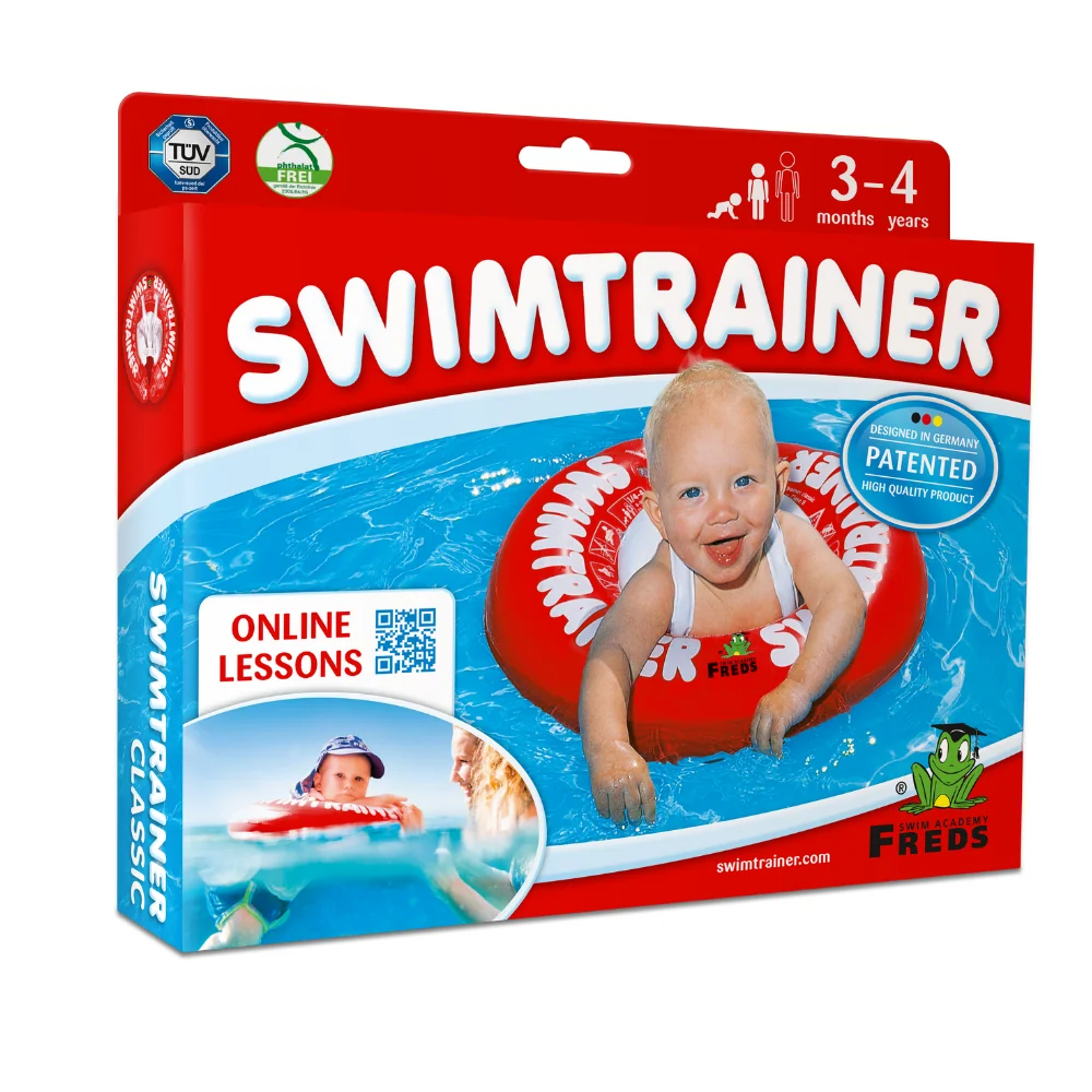 Colac Swimtrainer Classic 3 luni-4 ani Rosu, 1 bucata, Freds Swim Academy