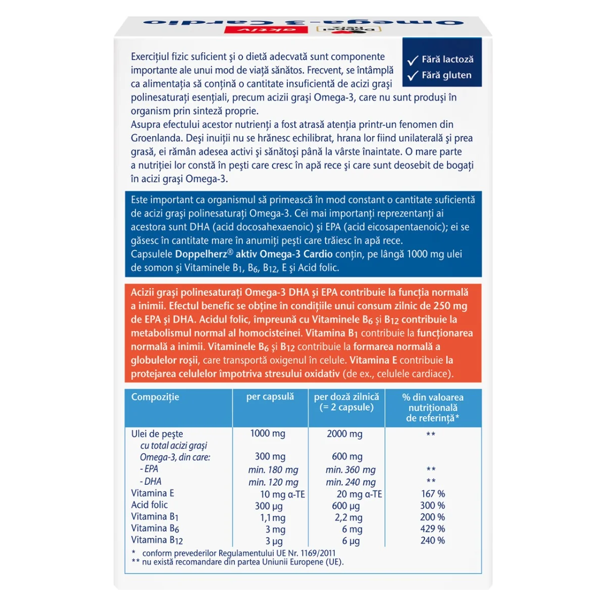 Omega-3 Cardio, 60 capsule, Doppelherz