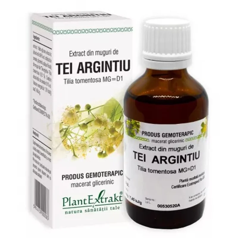 Extract din muguri de tei argintiu, 50ml, PlantExtrakt