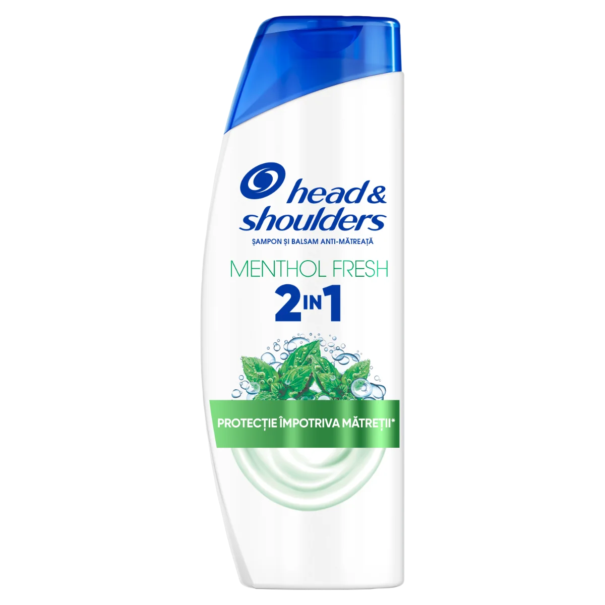 Sampon pentru par normal Menthol 2 in 1, 400ml, Head&Shoulders