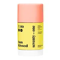 Stick de protectie solara pentru fata si zone sensibile rezistent la apa cu SPF 50 Sun Kissed, 15g, Seventy One Percent