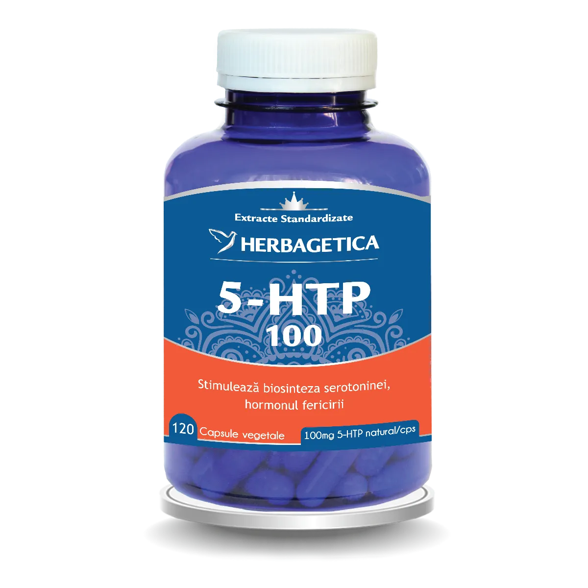 5 HTP 100 Zen Forte, 120 capsule, Herbagetica