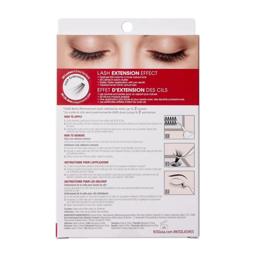 Kit Gene false Lash Couture Luxtensions Collection, Kiss