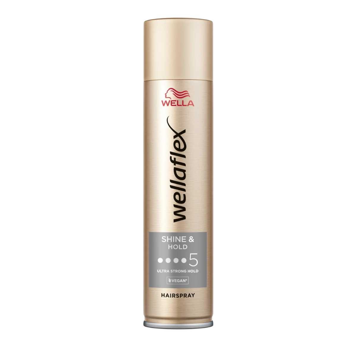 Fixativ cu grad de fixare 5 Shine & Hold Wellaflex, 250ml, Wella